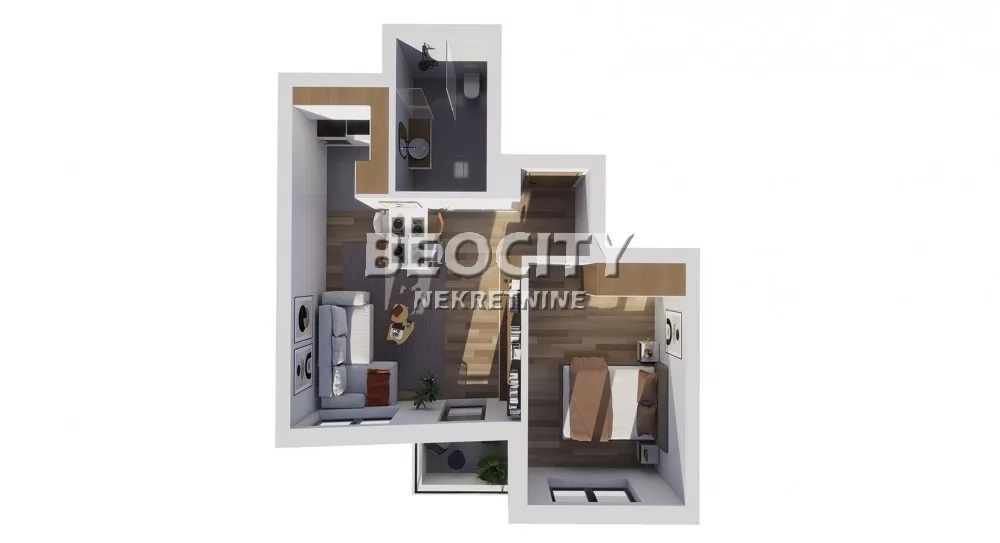 Dvosoban stan, 39 m2, Grbavica ID: 129010 7