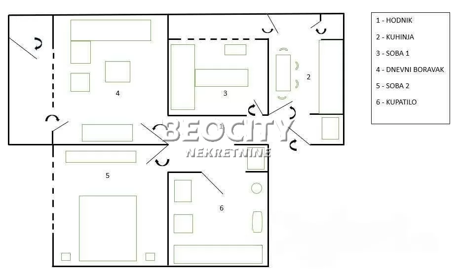 Dvosoban stan, 64 m2, Liman 4, Bulevar cara Lazara ID: 129021 10