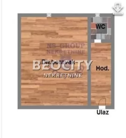 Jednosoban stan, 16 m2, Duška Radovića ID: 128897 6