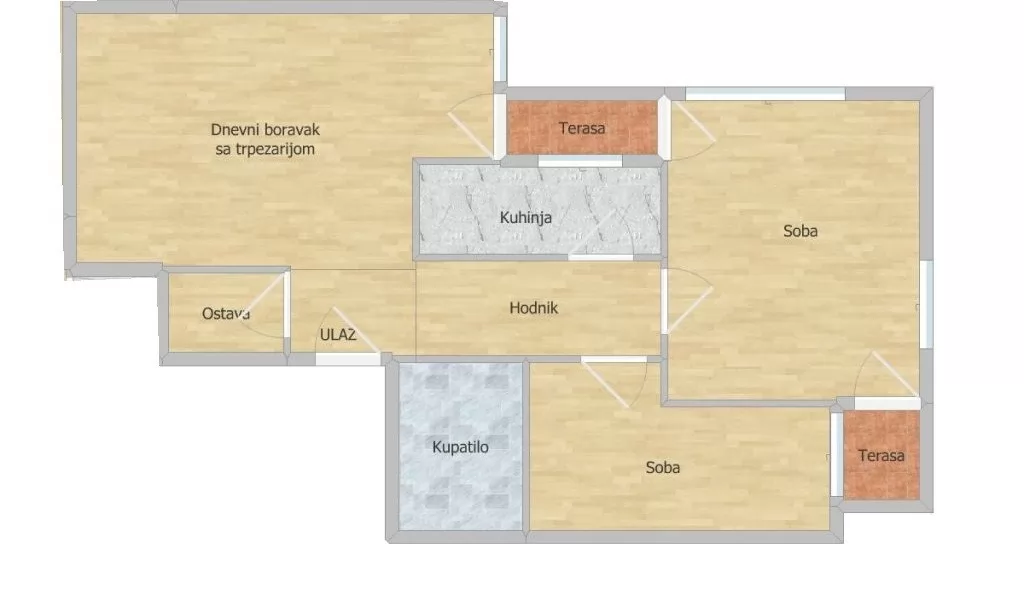 Stan,NOVI SAD,BULEVAR,kv: 213.00, € 617700, ID: 1102228 46