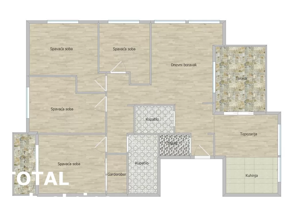 Stan,NOVI SAD,TELEP,kv: 135.00, € 360000, ID: 1098092 1