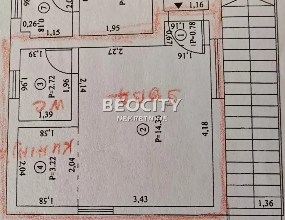 Jednosoban stan, 21 m2, Salajka, Kisačka ID: 125668 5