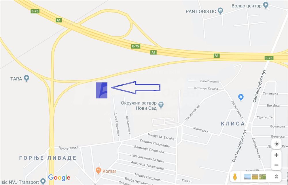 Industrijski plac u Novom Sadu uz auto put Subotica Beograd 4