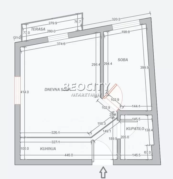 Dvosoban stan, 38 m2, Banjica, Banjički put ID: 128463 14