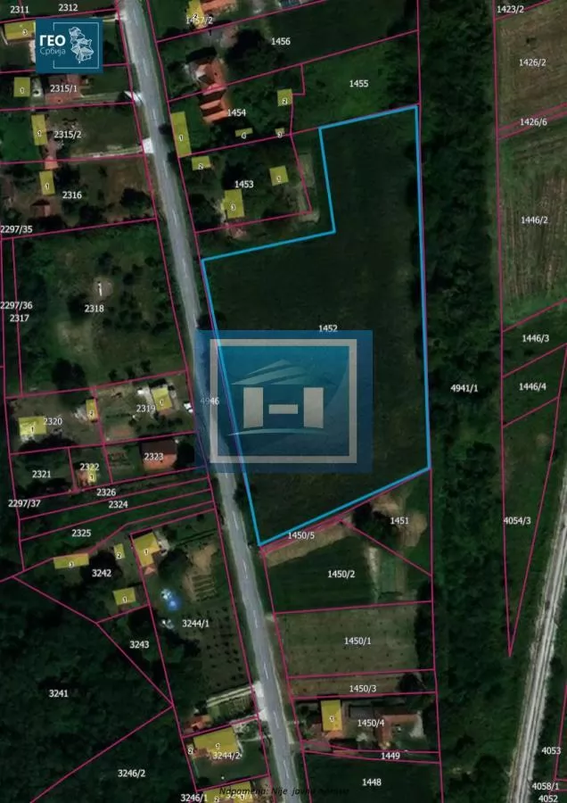 Na prodaju parcela 90 ari – Miloševo 1