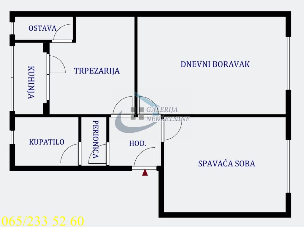 Vračar  Krunski venac   Njegoševa 62m2 4