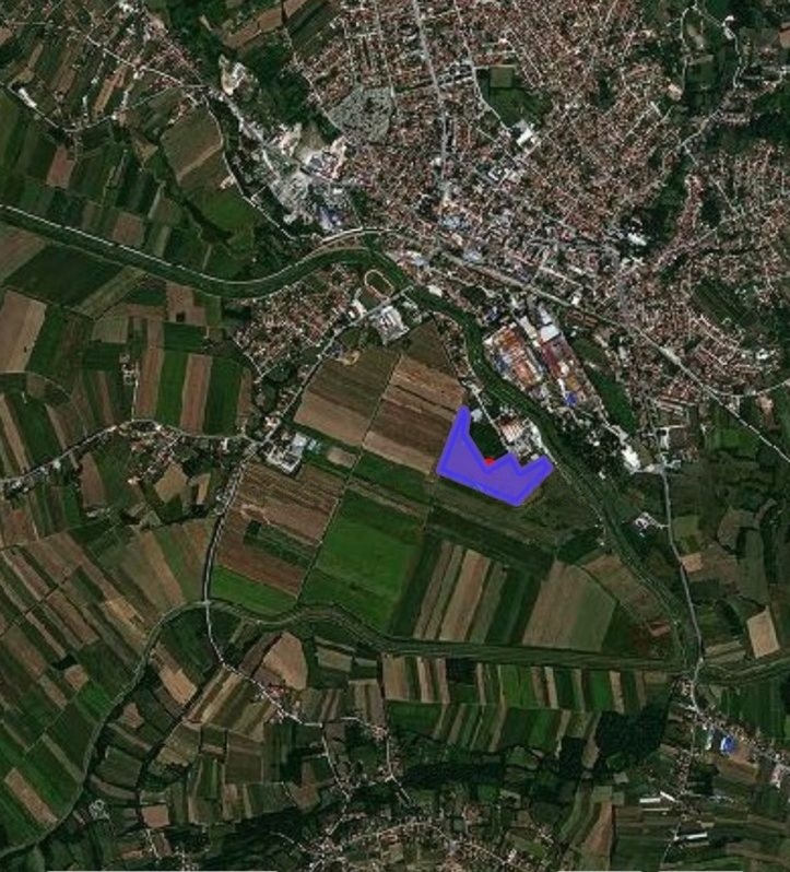 Na prodaju gradjevinsko zemljiste u industrijskoj zoni Rudine 2