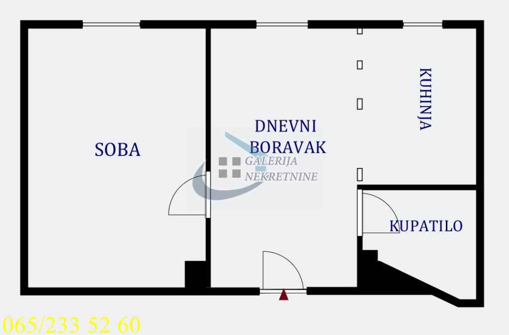 Zvezdara  Đeram pijaca   Đakovačka 37m2 4