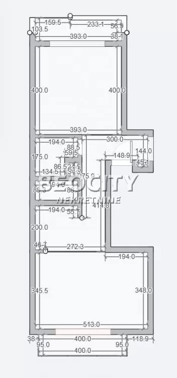 Dvosoban stan, 58 m2, Centar, Podravska ID: 129563 14