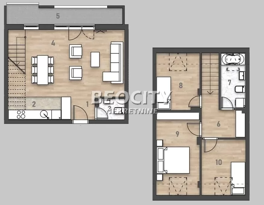 četvorosoban stan, 97 m2, Salajka, Karađorđeva ID: 129724 1