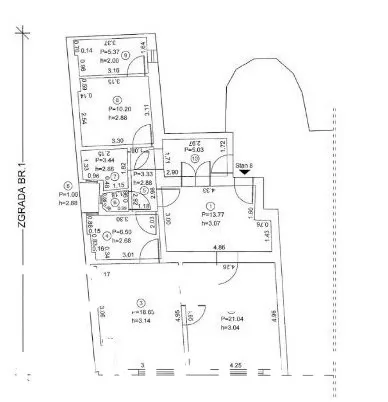 Stan,NOVI SAD,CENTAR,kv: 88.00, € 255000, ID: 1101952 16