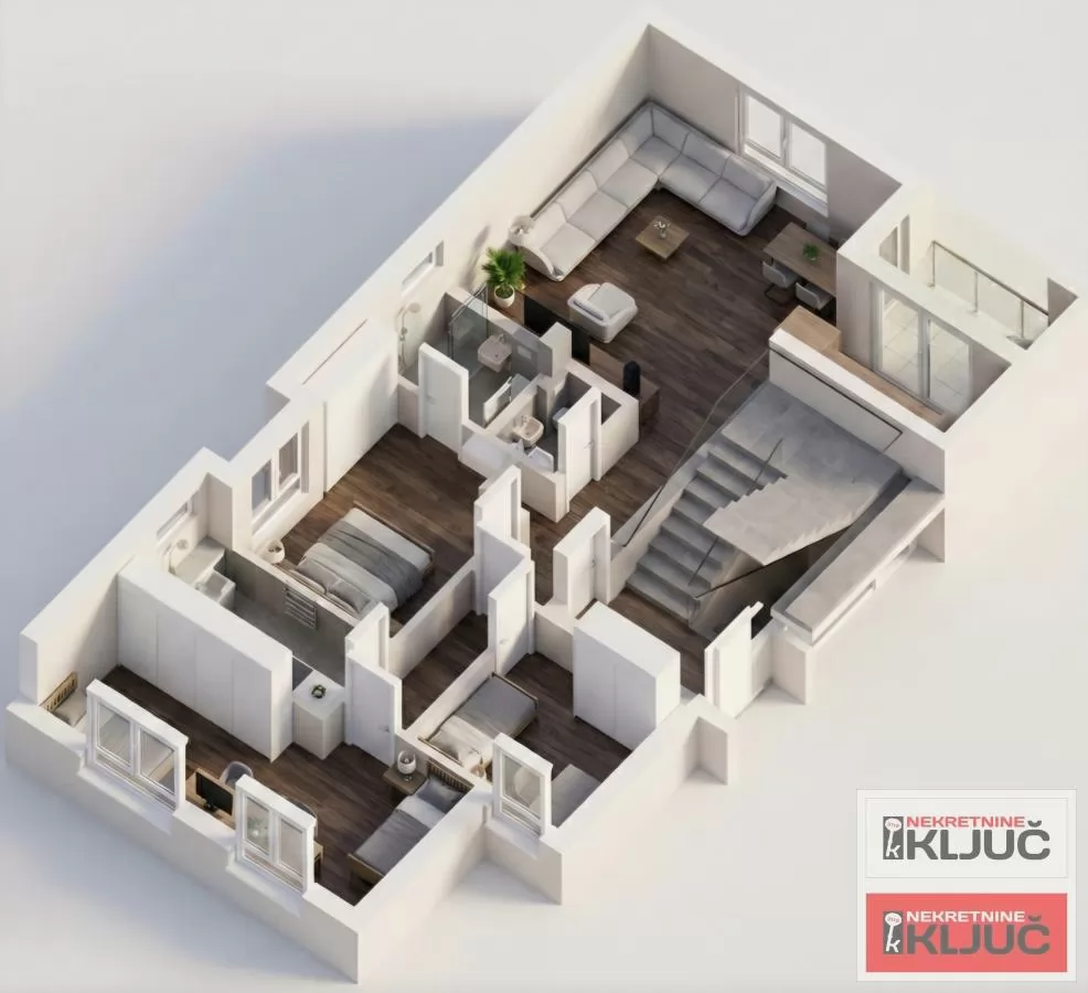 SREMSKA KAMENICA, 93m2, Četvorosoban sa pdv, Parking, Ostava, SMART HOME 1