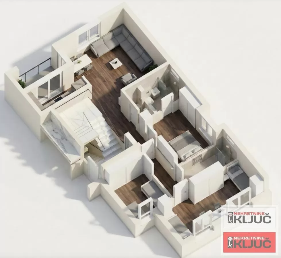 SREMSKA KAMENICA, 95m2, Četvorosoban sa pdv, Parking, SMART HOME 1