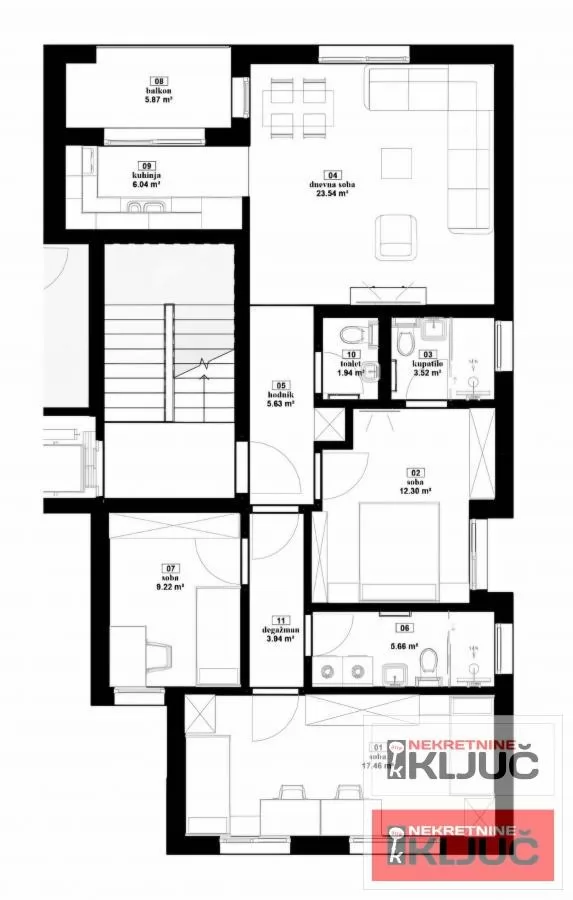 SREMSKA KAMENICA, 95m2, Četvorosoban sa pdv, Parking, SMART HOME 2