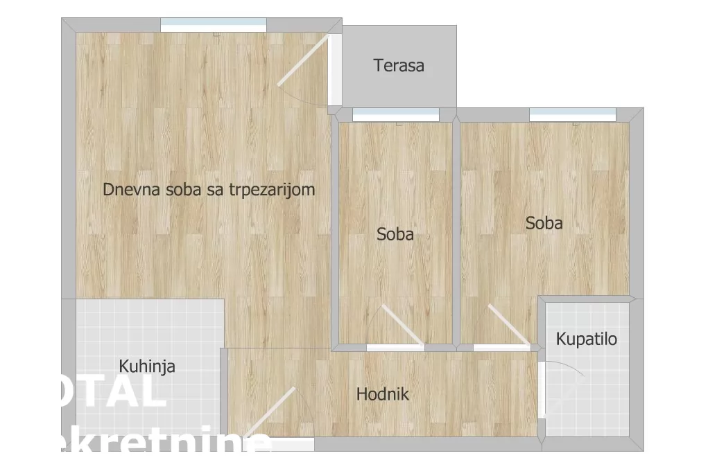 Stan,NOVI SAD,AVIJACIJA,kv: 60.00, € 185900, ID: 1102308 17