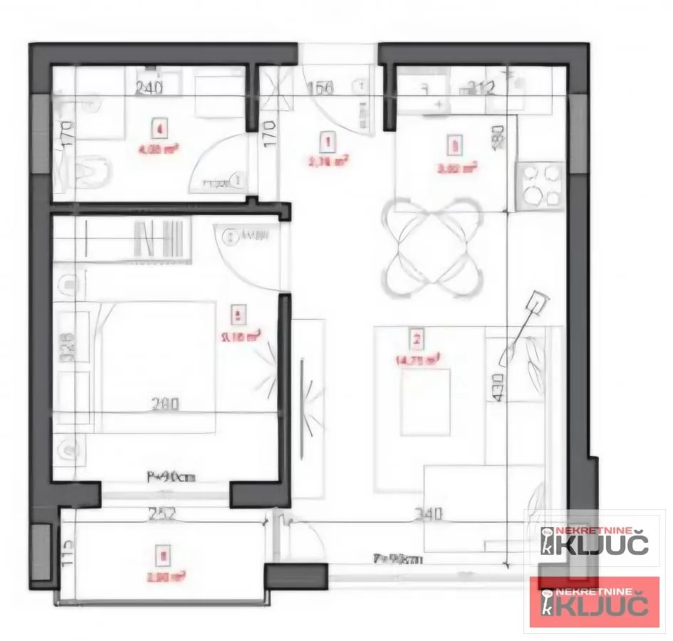 SREMSKA KAMENICA, 36m2, Dvosoban sa pdv, Izgradnja, Renomiran investitor 1