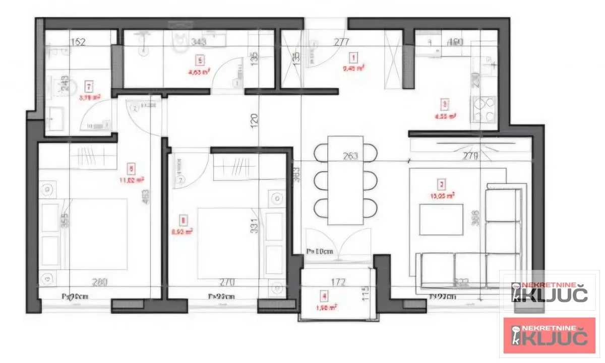 SREMSKA KAMENICA, 60m2, Trosoban sa pdv, Izgradnja, Renomiran investitor 1