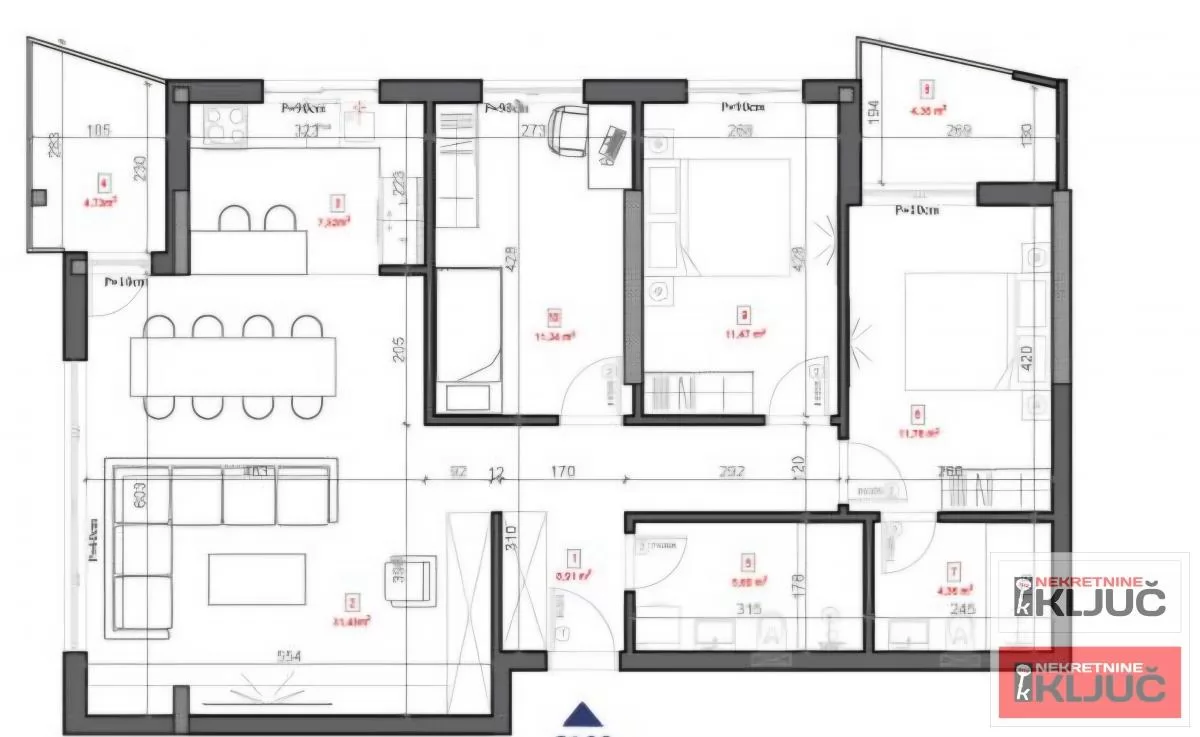 SREMSKA KAMENICA, 98m2, Četvorosoban sa pdv, Izgradnja, Renomiran investitor 1