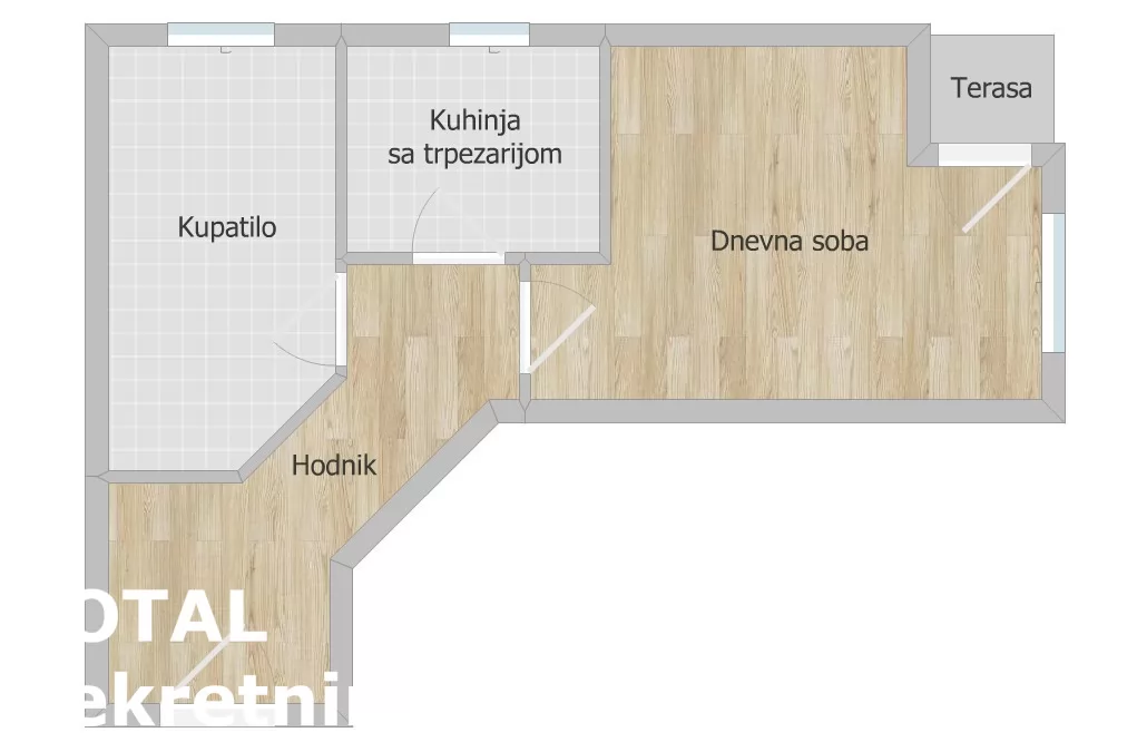 Stan,NOVI SAD,NOVA DETELINARA,kv: 32.00, € 98000, ID: 1102359 13