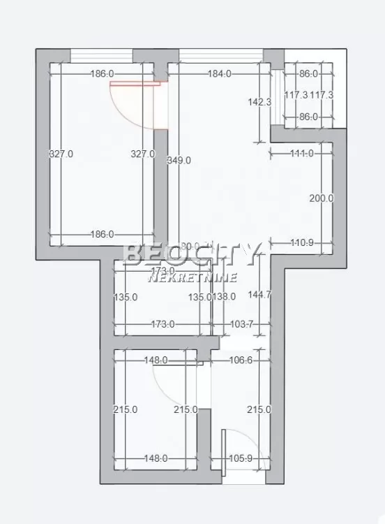 Dvosoban stan, 28 m2, Marija Bursać, Mozerova ID: 129961 15