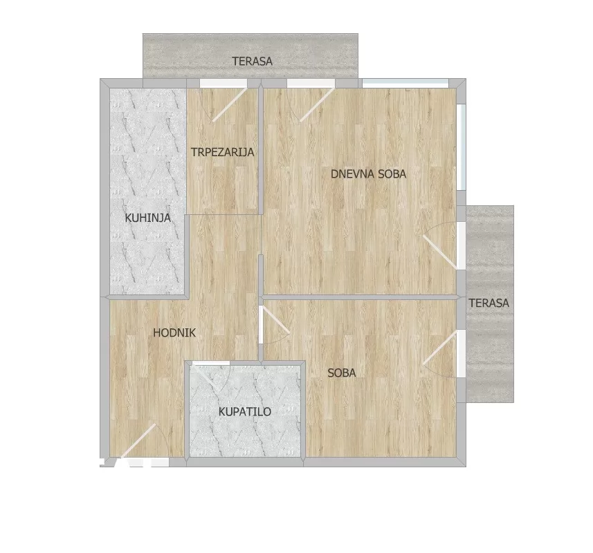 Stan,NOVI SAD,NOVA DETELINARA,kv: 49.00, € 151500, ID: 1102366 15