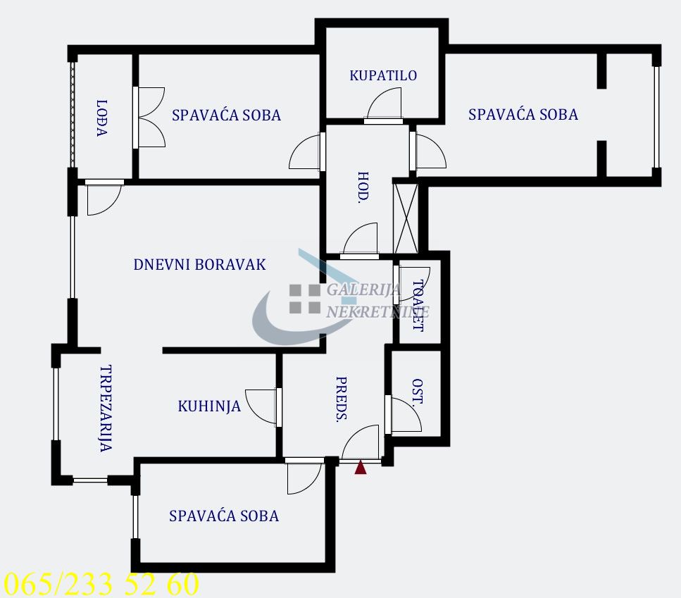 Savski venac  Centar   Durmitorska 105m2 3