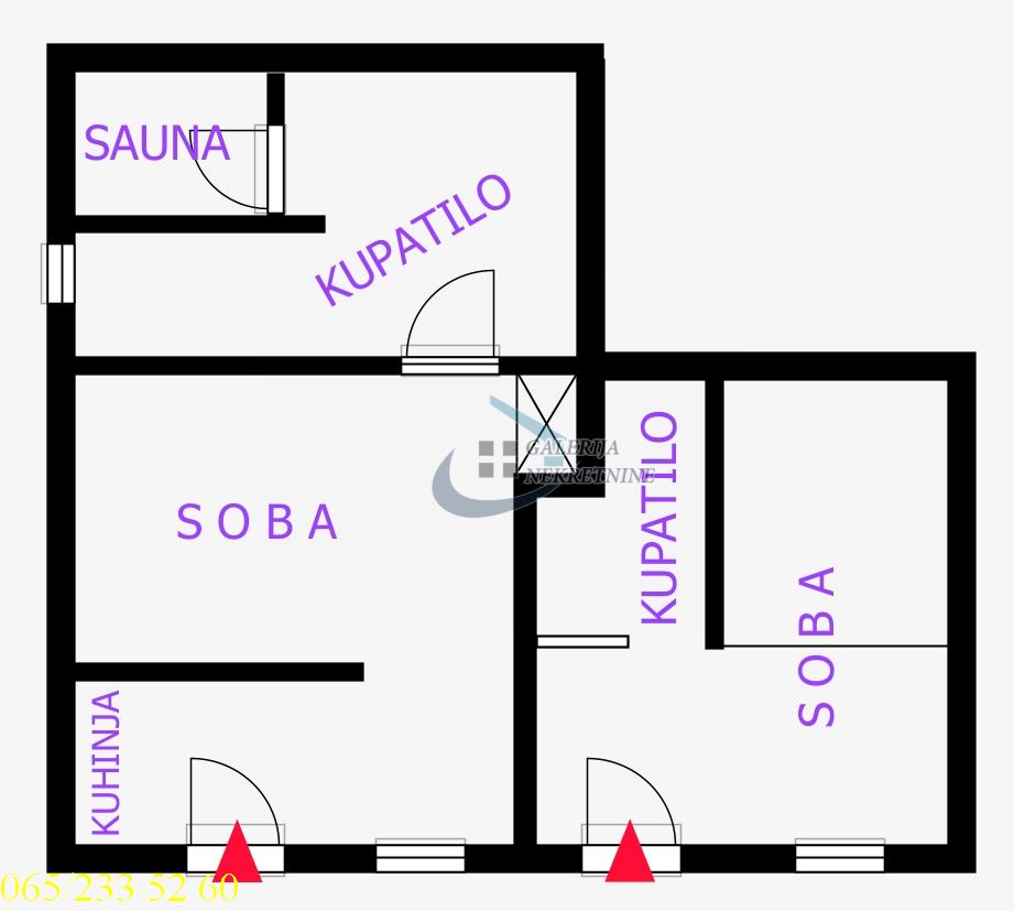 Vračar  Cvetni Trg   Svetozara Markovića 44m2 4