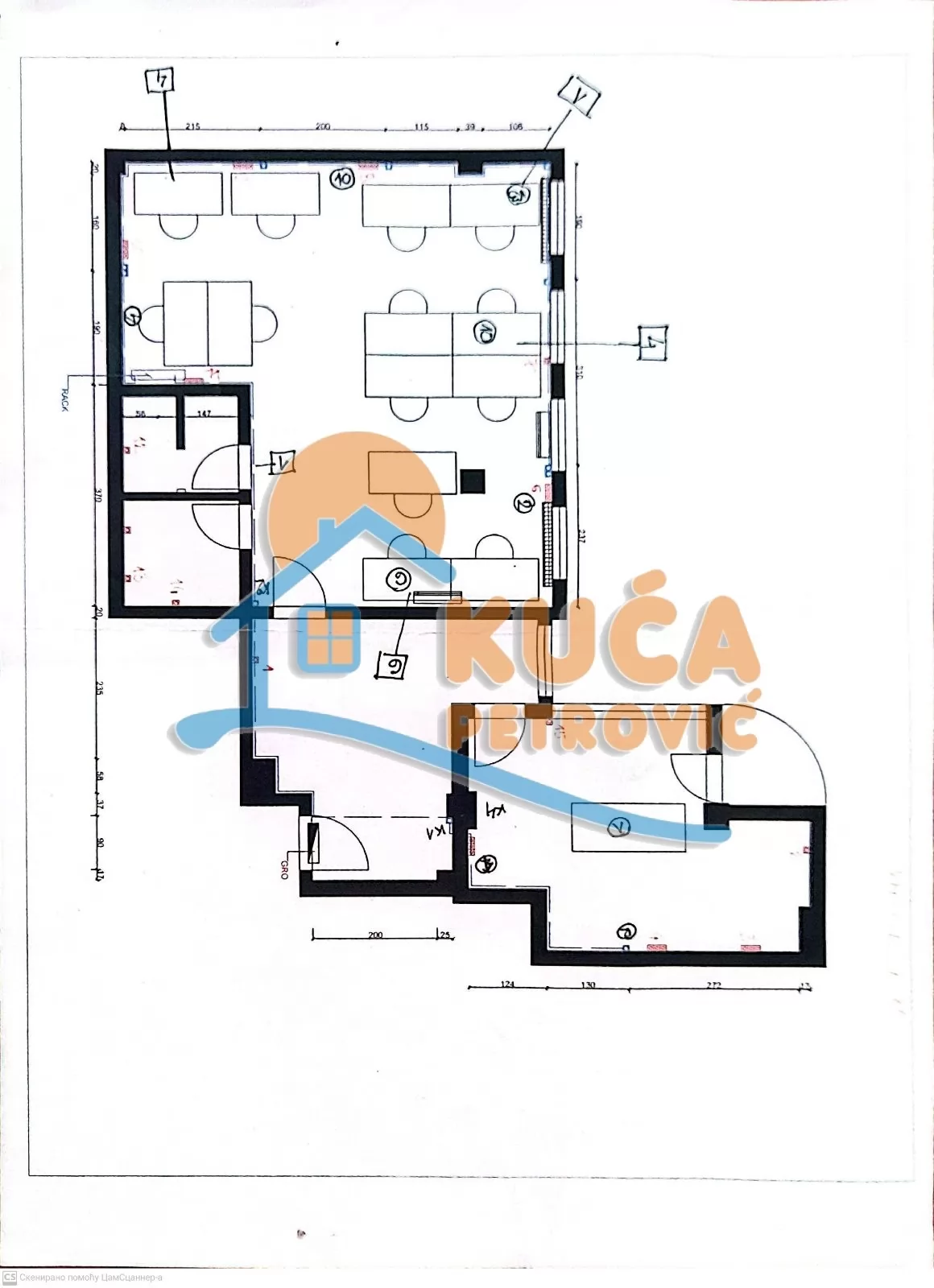 Trosoban stan, 78 m2, Centar, Kralja Stefana Prvovenčanog ID: p-015987 13