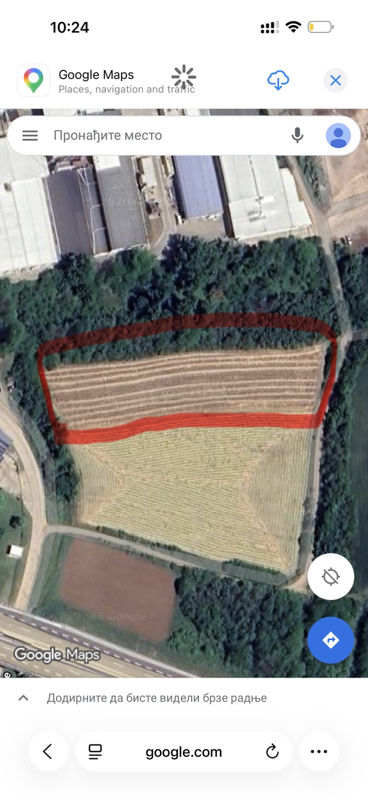 Prodajem gradjevinsko zemljiste u industrijskoj zoni Pojate 5