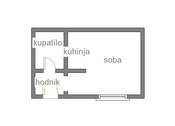 Stan,NOVI SAD,CENTAR,kv: 24, € 81500, ID: 1019287 4