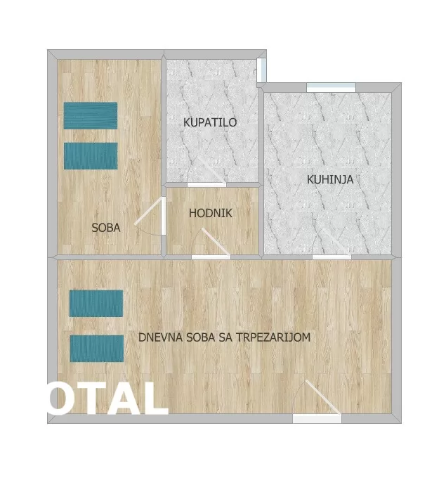 Stan,NOVI SAD,GRBAVICA,kv: 45.00, € 131000, ID: 1101471 14