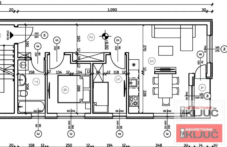 TELEP, 50m2 + Krovna terasa, Dvoiposoban sa parking mestom, Lux Vila, Extra kvalitet 7
