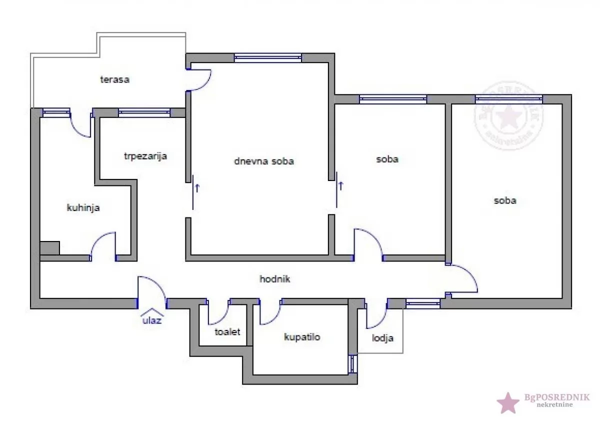 Palilula, Višnjička banja, Višnjički venac, 85m2 2