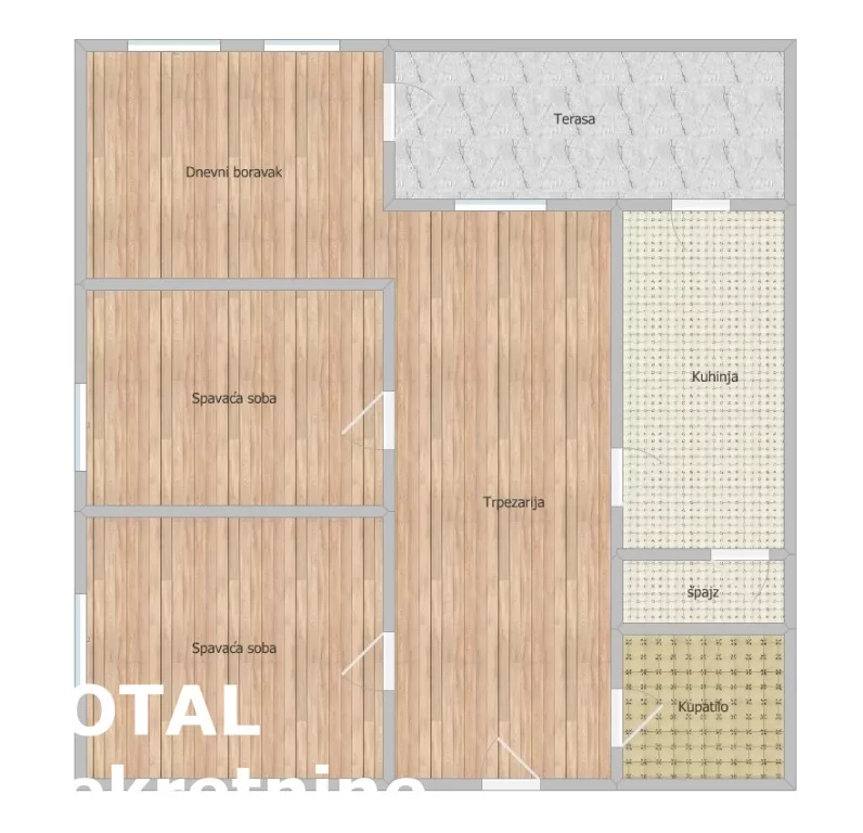 Stan,NOVI SAD,NOVO NASELJE,kv: 65.00, € 133250, ID: 1102397 14