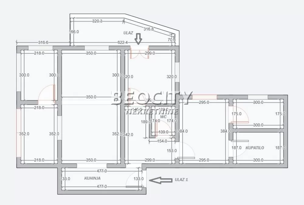 Trosoban stan, 84 m2, Mirijevo, Mijodraga Mijovića Kanta ID: 129962 18