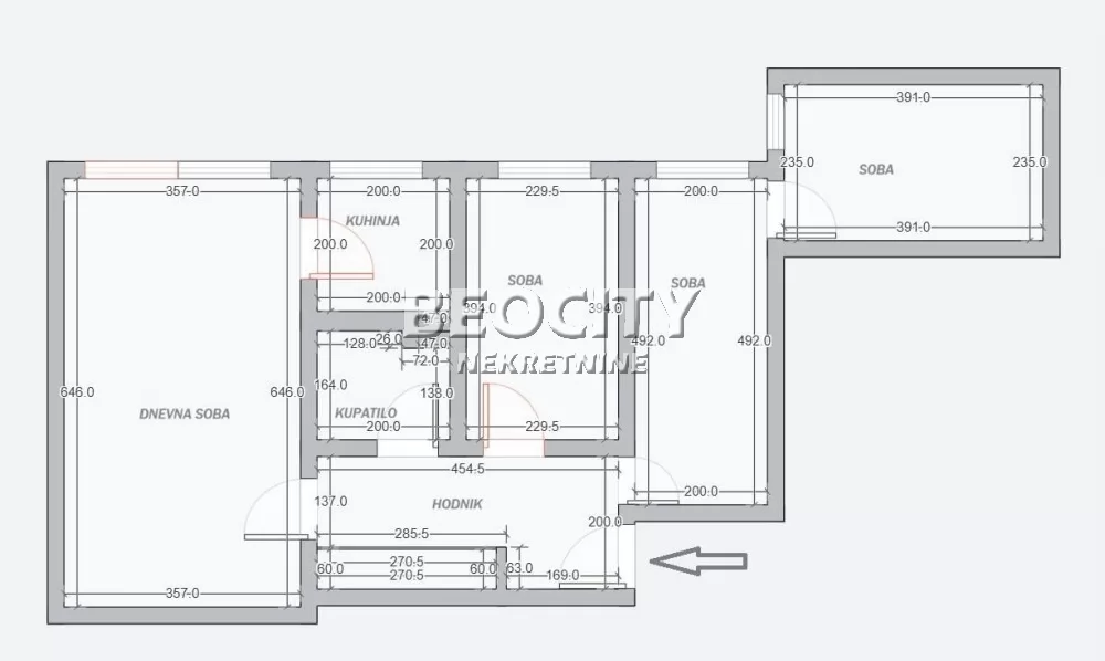 četvorosoban stan, 69 m2, Voždovac, Olge Alkalaj ID: 129376 18
