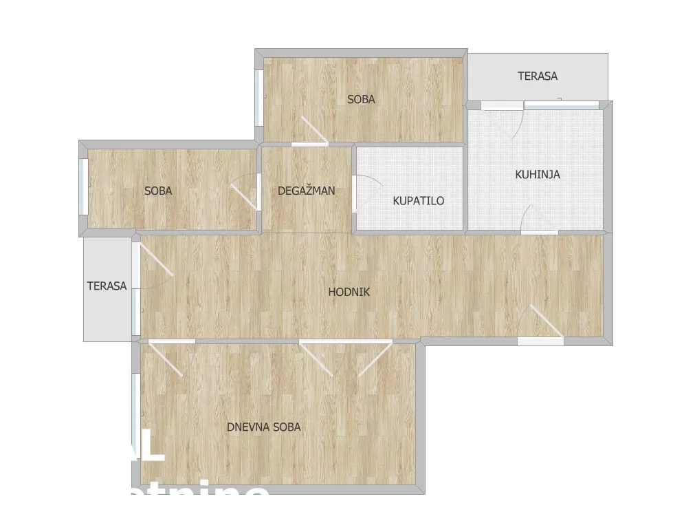 Stan,PETROVARADIN,BLOK 8,kv: 77.00, € 135000, ID: 1099621 15