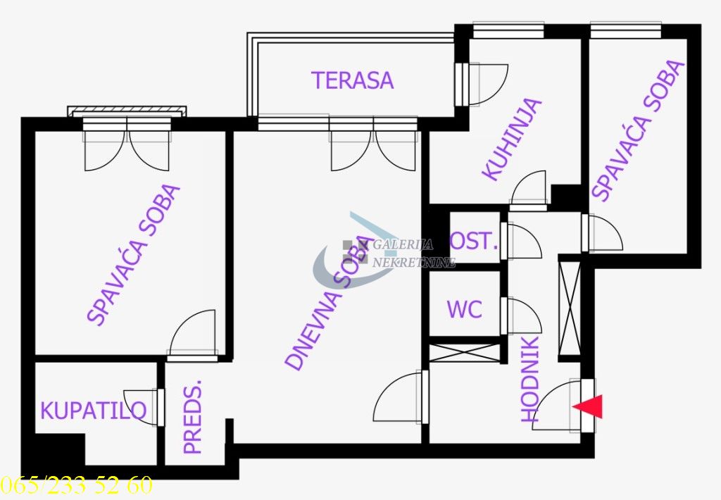 Palilula  Botanička bašta   27  marta 58m2 5