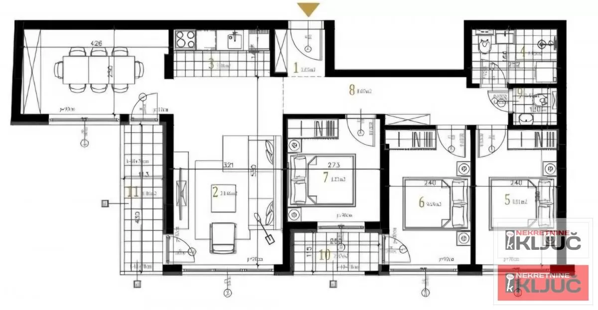 PETROVARADIN, 81m2, Četvorosoban sa pdv 1