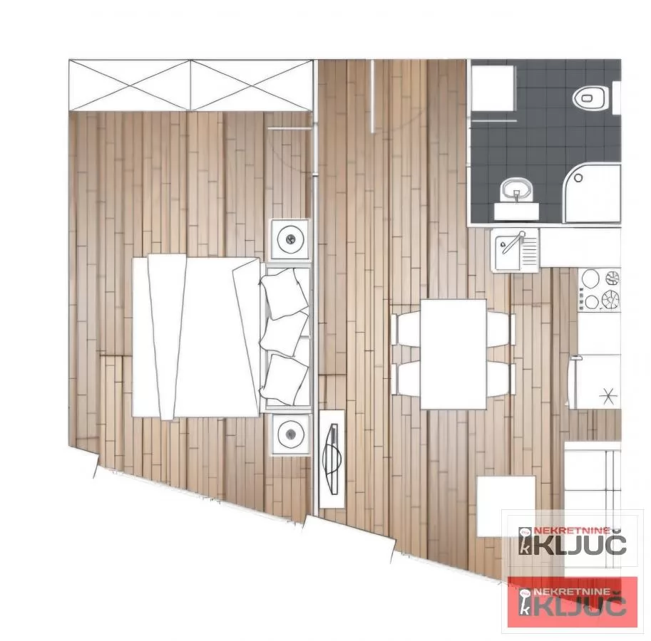 ADICE, 38 m2, Dvosoban, Nov 1