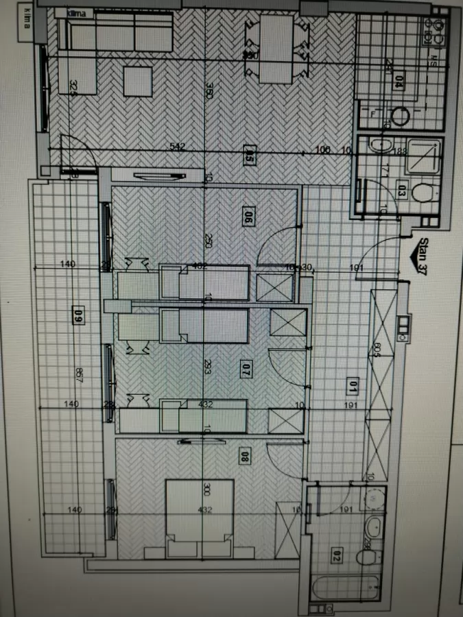 BULEVAR EVROPE, 94m2, Četvorosoban sa pdv 1