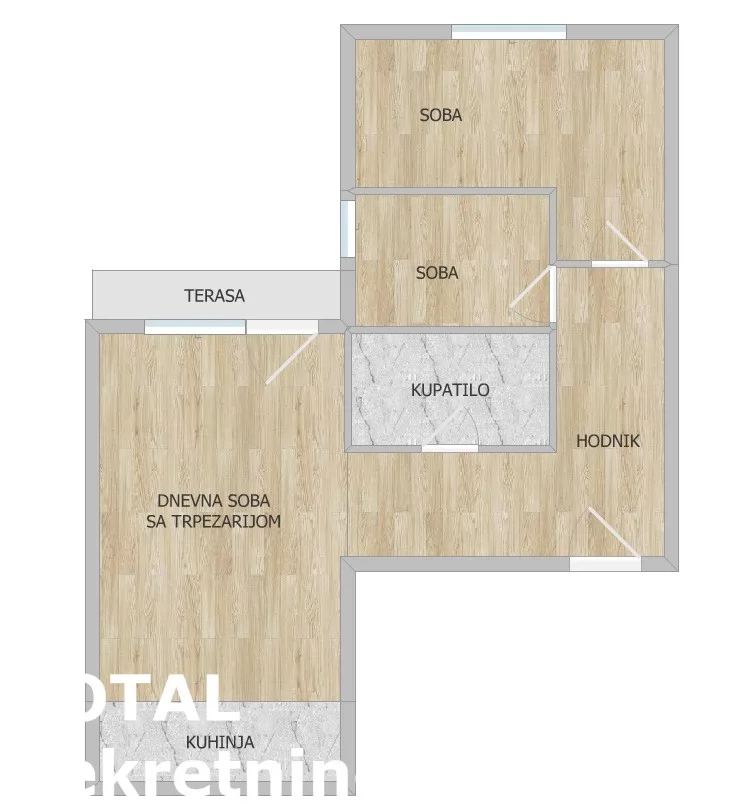 Stan,NOVI SAD,TELEP,kv: 54.00, € 135000, ID: 1101094 12