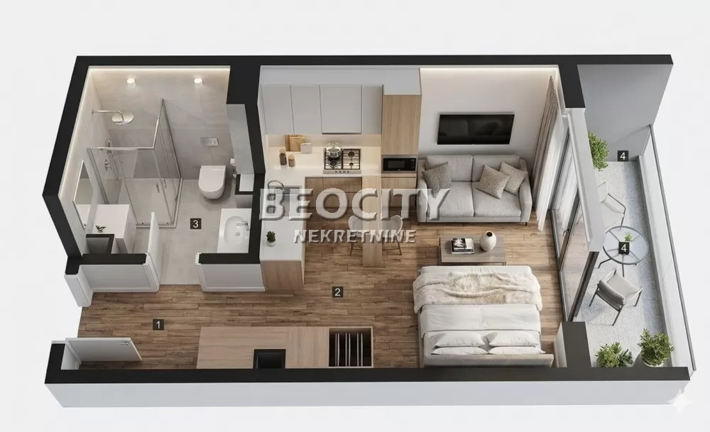 Jednosoban stan, 27 m2, Surčin, Autoput za Zagreb ID: 130556 2