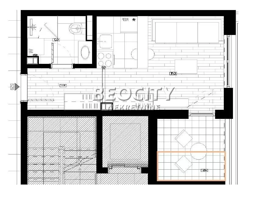Jednosoban stan, 28 m2, Surčin, Autoput za Zagreb ID: 130601 1