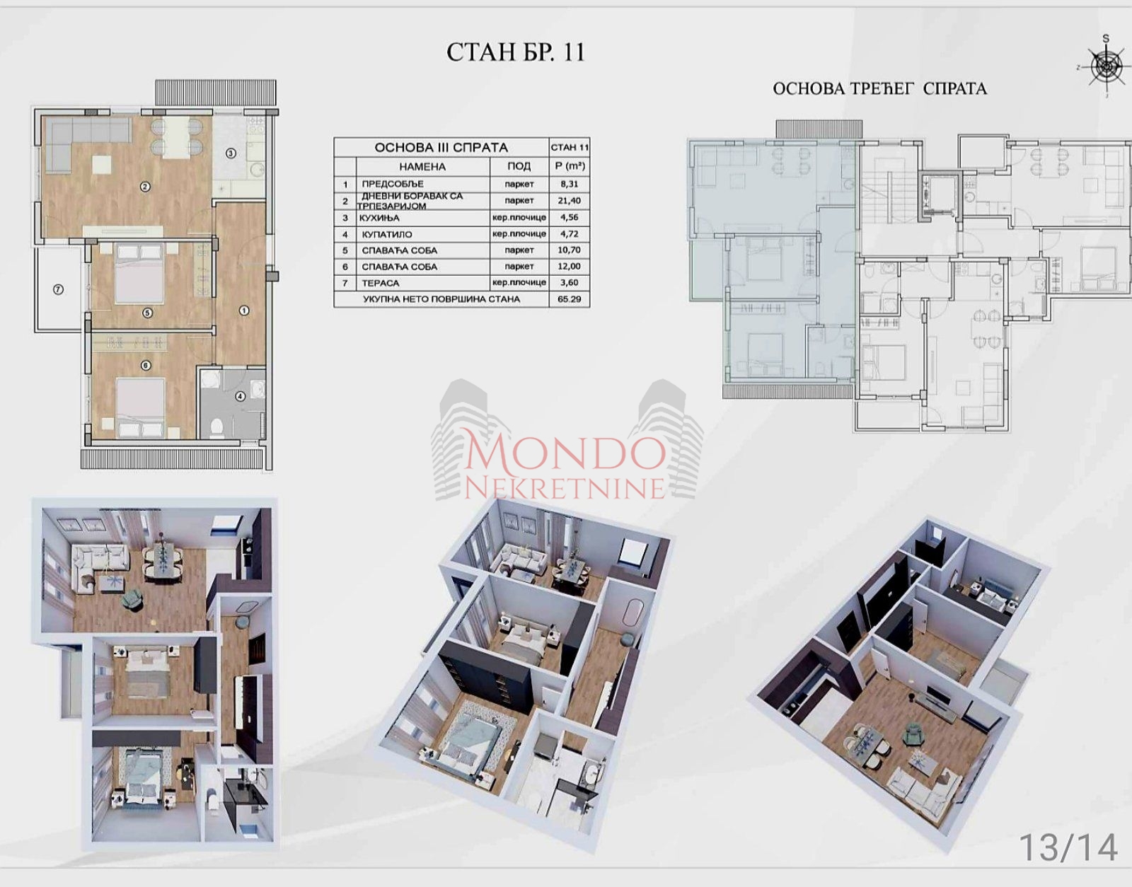 Dvoiposoban stan u izgradnji iznad Vrezinskog bazena i DISA 4