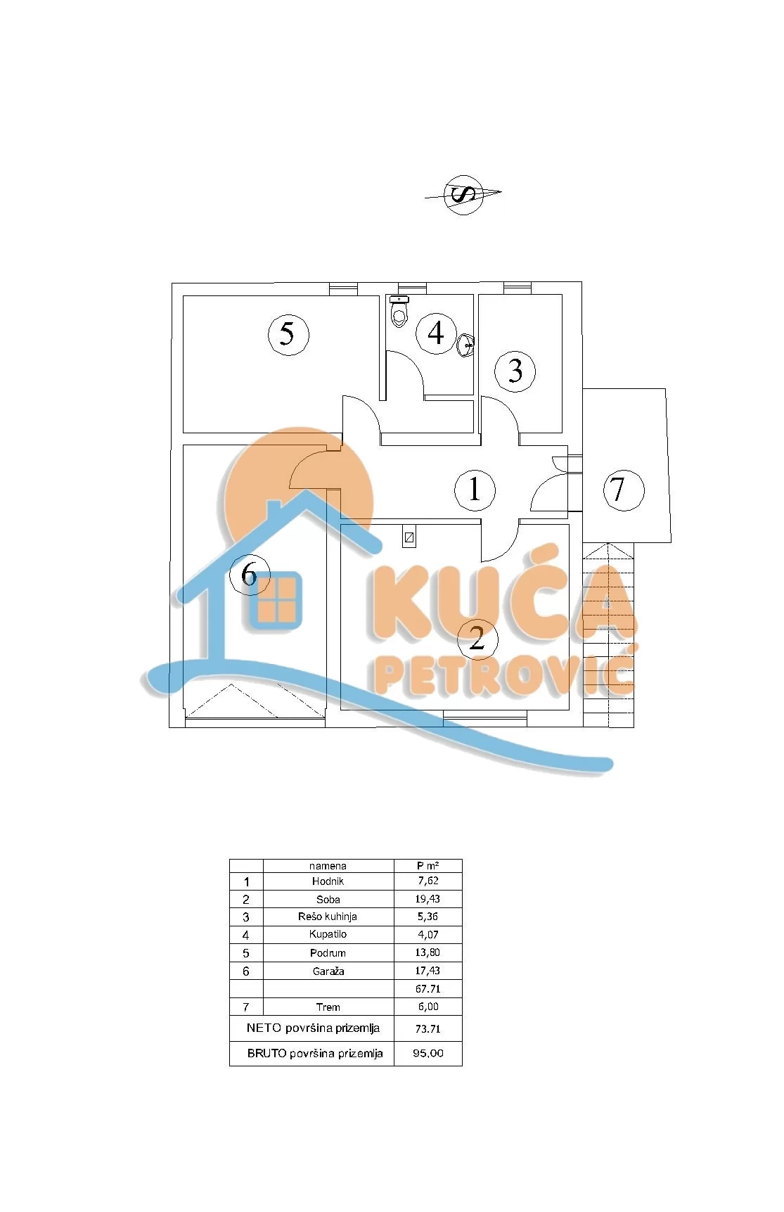 četvorosobna kuća, 190 m2, Balkanska ID: p-015960 3