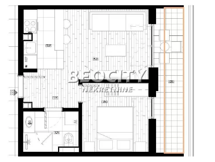 Dvosoban stan, 41 m2, Surčin, Autoput za Zagreb ID: 130622 1
