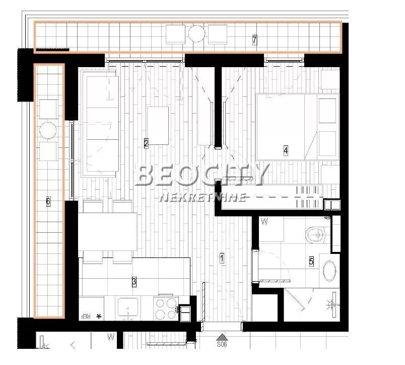 Dvosoban stan, 45 m2, Surčin, Autoput za Zagreb ID: 130615 1