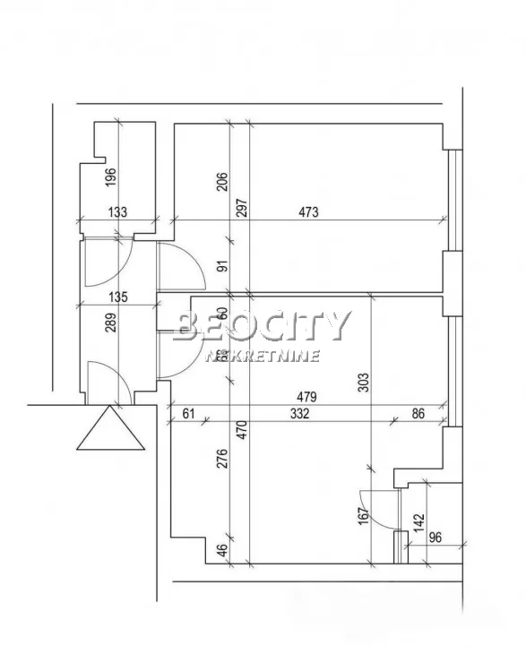 Dvosoban stan, 43 m2, Cara Dušana Novi Sad, Braće Krkljuš ID: 130677 9