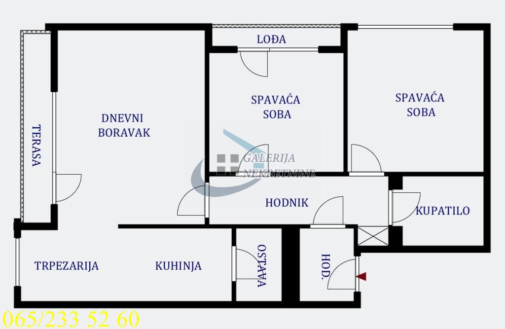 Vračar  Crveni krst   Šumatovačka 69m2 4